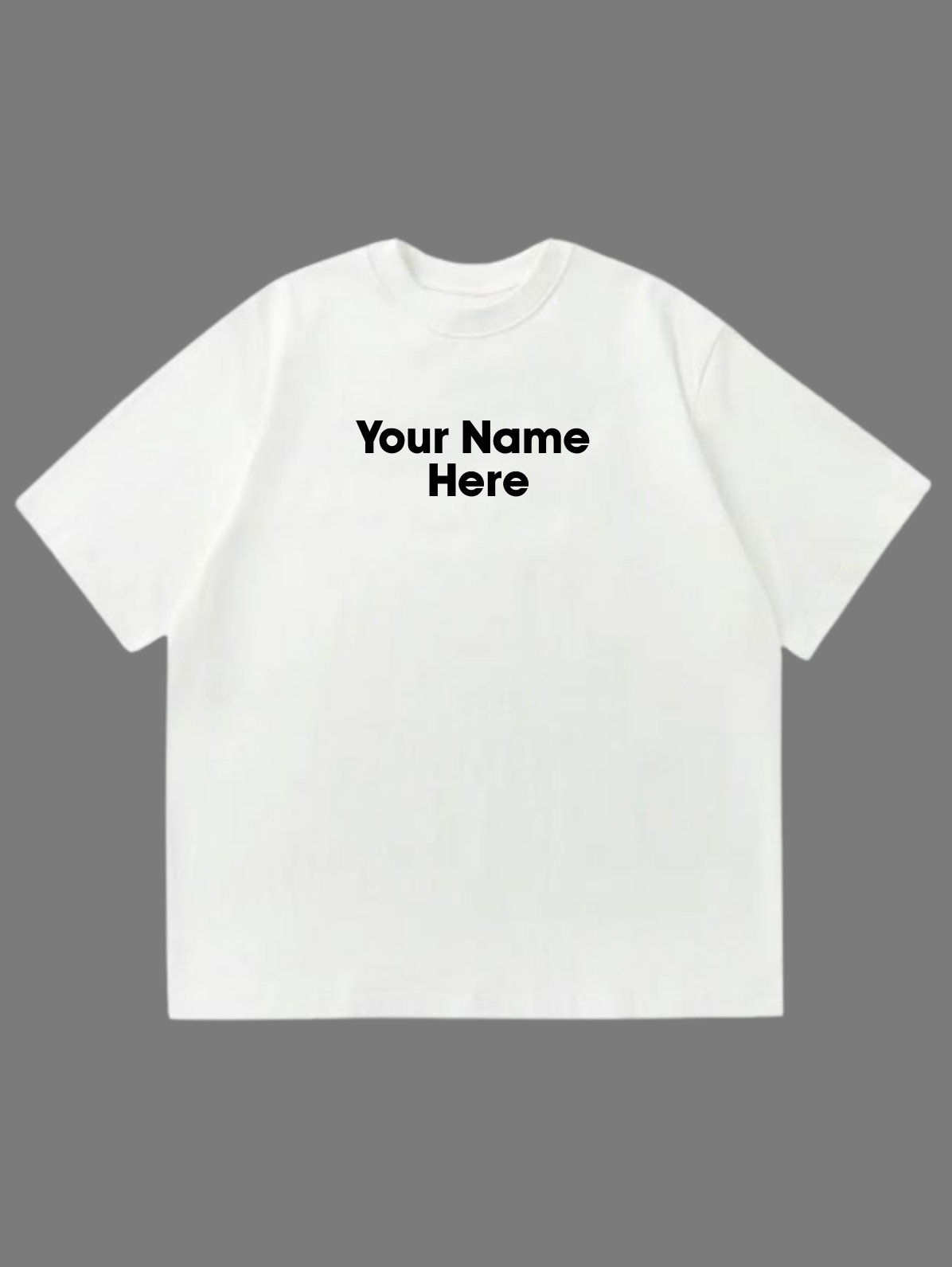 Create Your Own Text/Name Shirt | Oversized Tee