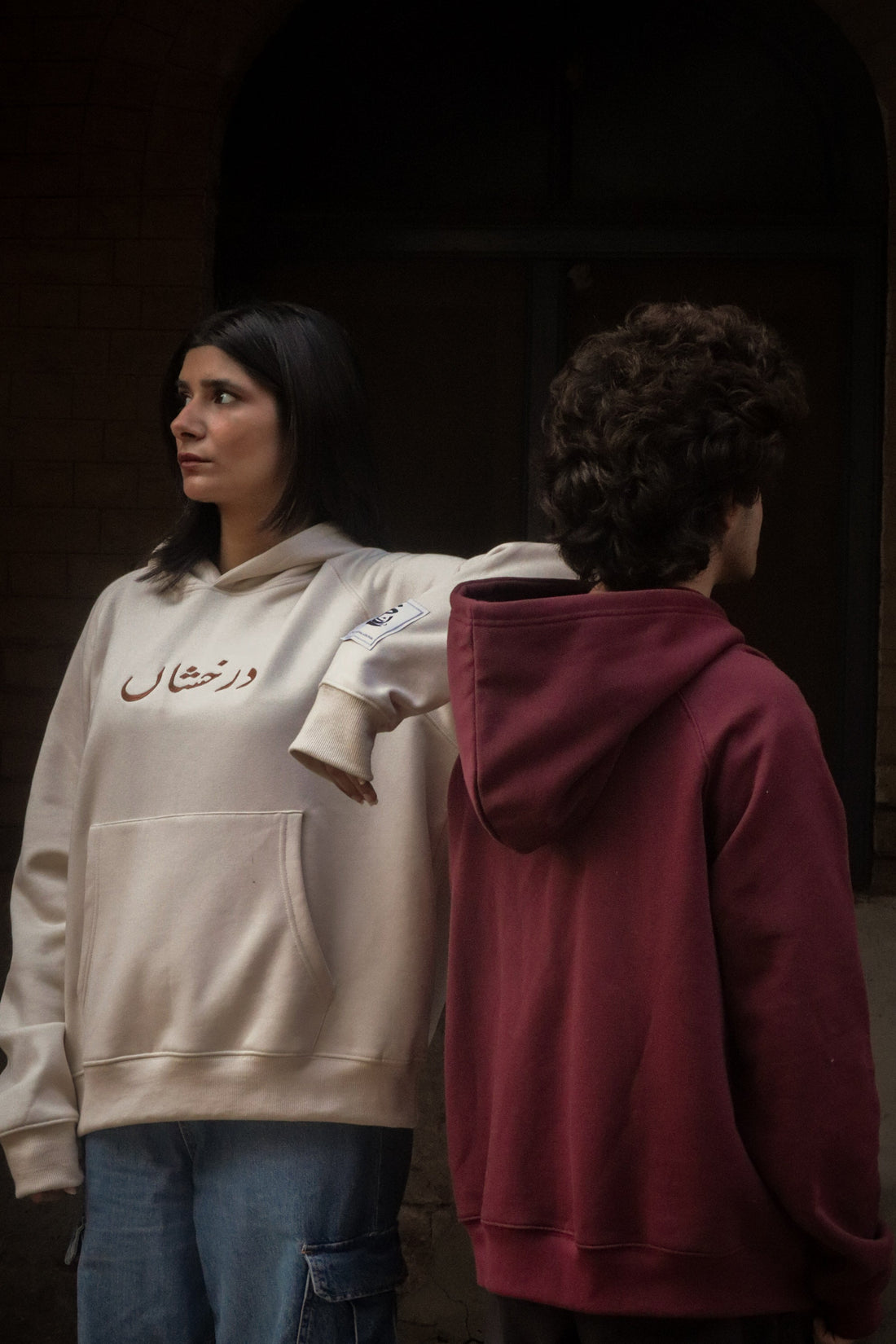 Darakhshaan Embroided American Cut Hoodie | Overfit