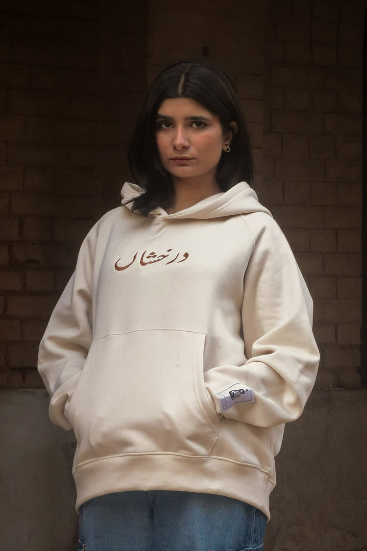 Darakhshaan Embroided American Cut Hoodie | Overfit